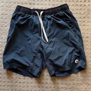 Vuori Men's Athletic Shorts - Dark Blue